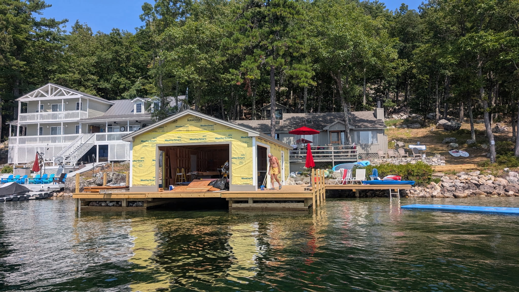 boathouse construction